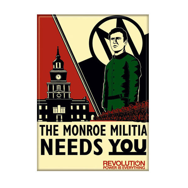 Revolution "Monroe Militia Propaganda" Magnet