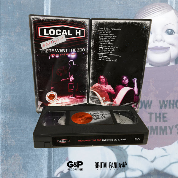 Local H "There Went The Zoo: Live @ The Vic 5/4/02 - 20th Anniversary Edition - VHS" Collector's Edition VHS