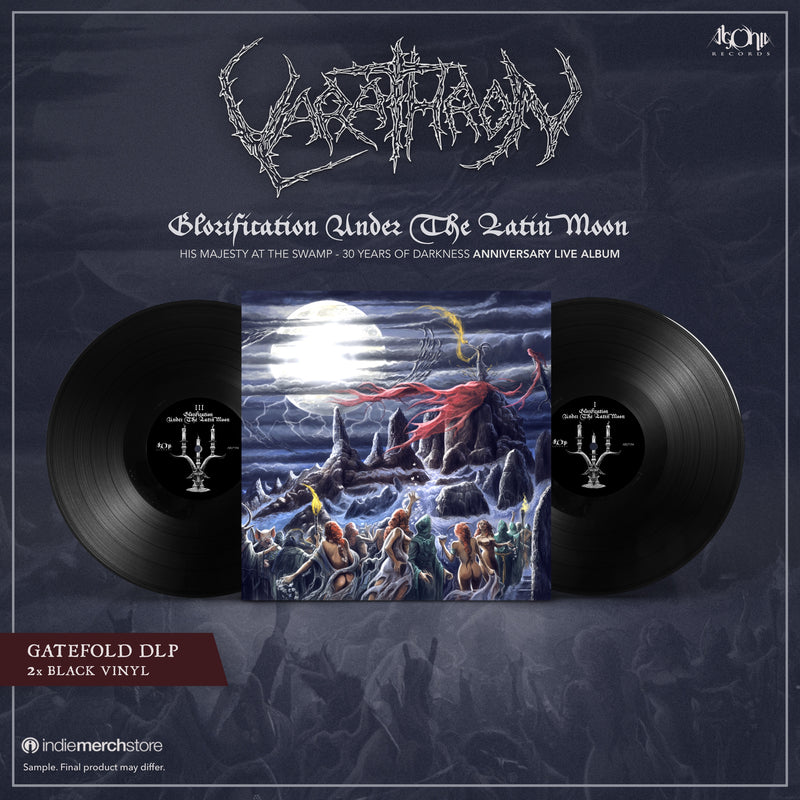 Varathron "Glorification Under The Latin Moon (black)" Limited Edition 2x12"