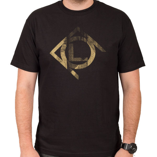 Cult Of Luna "Vertikal Lines Logo Gold" T-Shirt