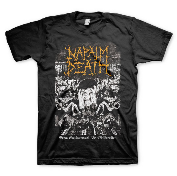 Napalm Death "From Enslavement To Obliteration" T-Shirt