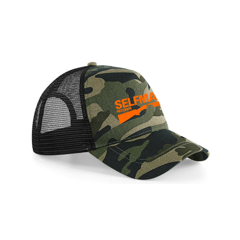 Selfmadegod Records "Logo JUNGLE CAMO SNAPBACK TRUCKER (B694)" Trucker Hat