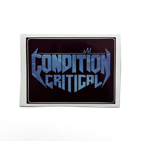 Condition Critical "Logo (Blue)" Stickers & Decals
