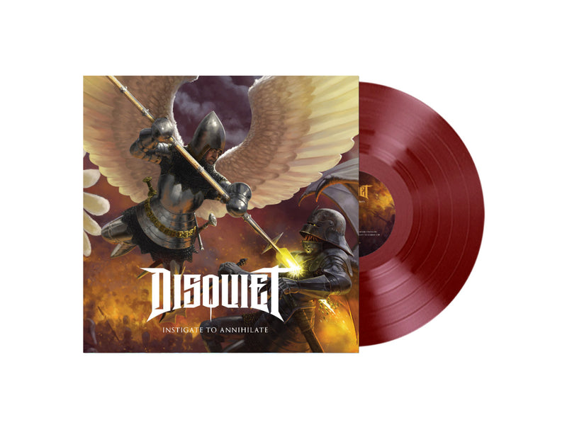 Disquiet "Instigate to Annihilate (Oxblood vinyl)" Limited Edition 12"