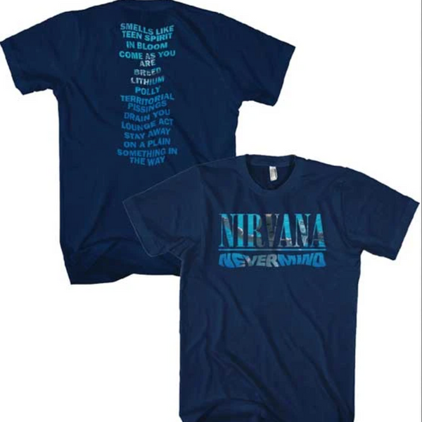 Nirvana "Nevermind Play List" T-Shirt