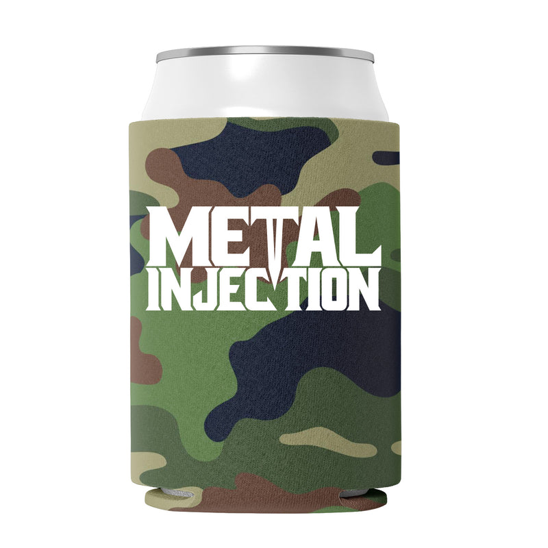 Metal Injection "Logo Camo Koozie " Can Cooler