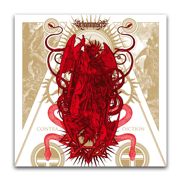 Schammasch "Contradiction (Gold Splatter on Red & White)" Limited Edition 2x12"
