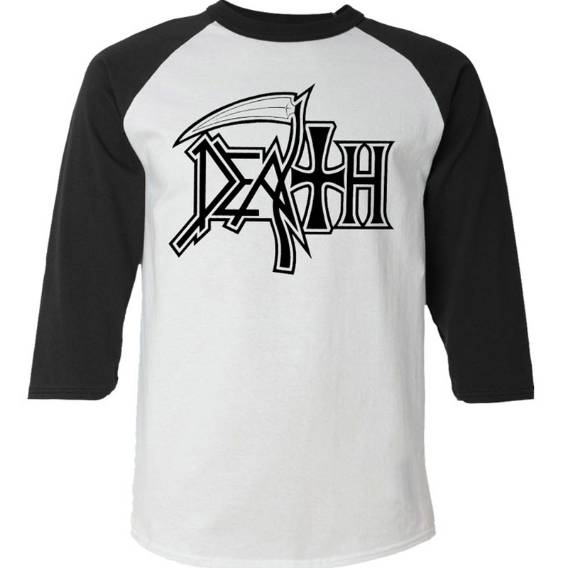 Death "New Logo" Baseball Tee