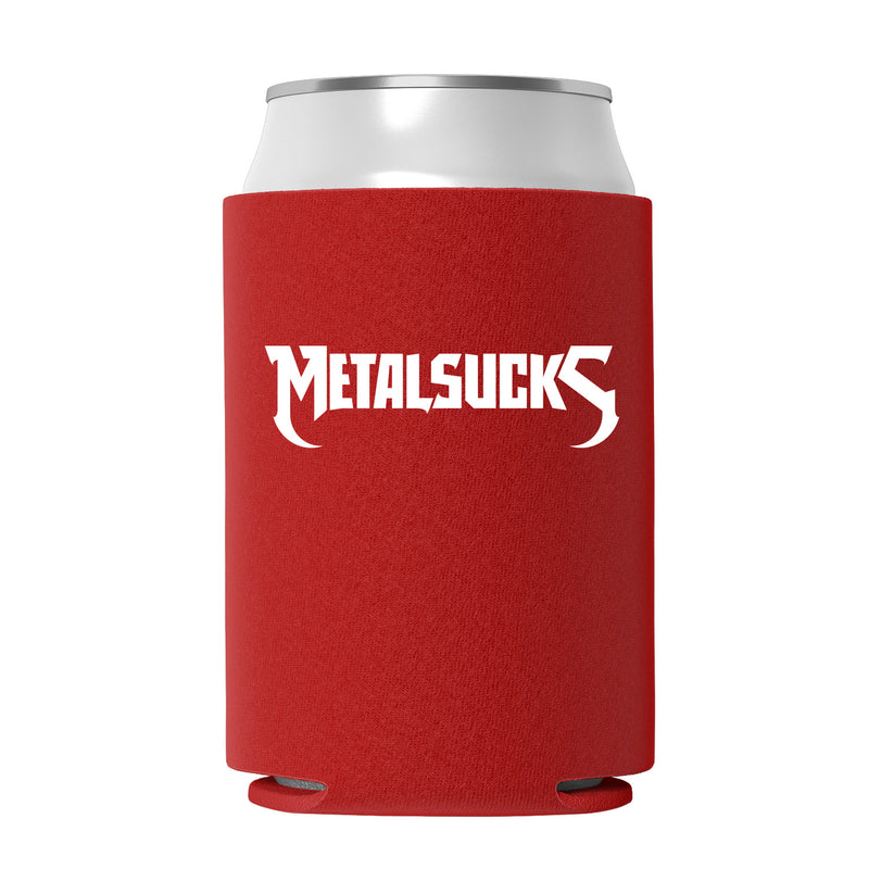 MetalSucks "Logo Red Koozie " Can Cooler