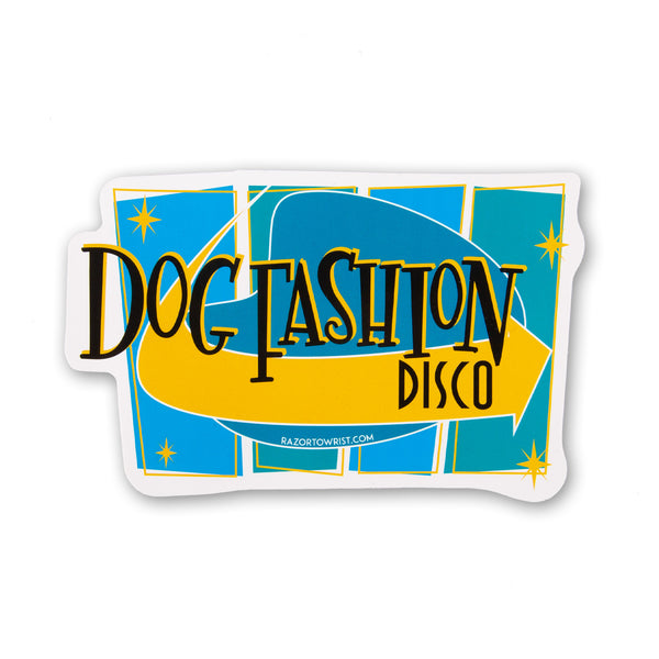 Dog Fashion Disco "Lounge Logo" Stickers & Decals