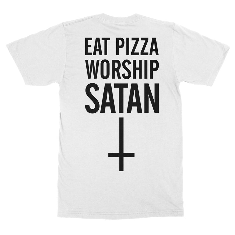 Axeslasher "Pizzagram Tee - White" Limited Edition T-Shirt