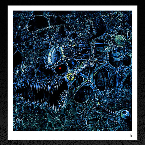 Dan Seagrave "Desecrator 'Subconscious Release' Album Cover" Collector's Edition Prints