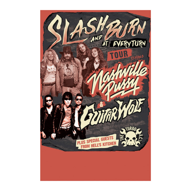Nashville Pussy "Slash & Burn" Posters