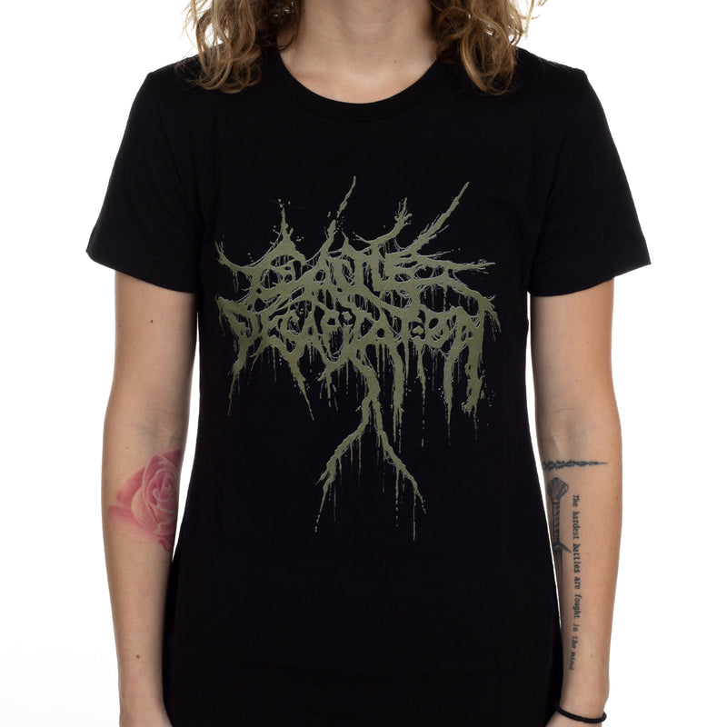 Cattle Decapitation "Gold Logo" Girls T-shirt