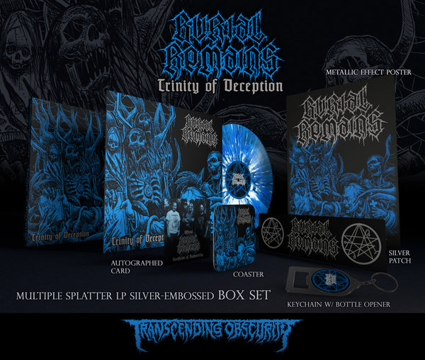 Burial Remains (Netherlands) "Trinity Of Deception (Splatter LP Box set)" Limited Edition Boxset