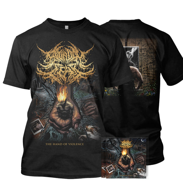 Bound in Fear "The Hand of Violence CD + Tee Bundle" Bundle