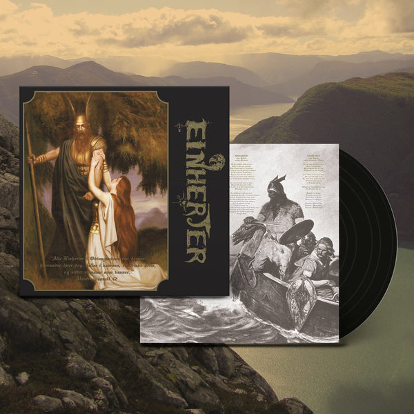 Einherjer "Aurora Borealis / Leve Vikingånden (Lim. black vinyl)" Limited Edition 12"