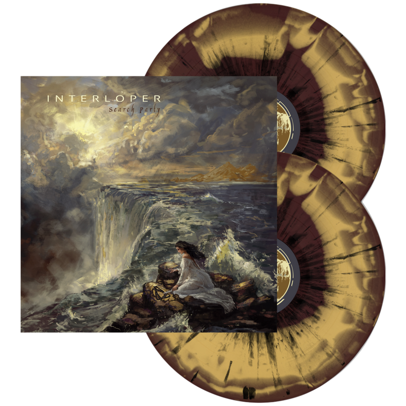 Interloper "Search Party (Mustard/Brown Swirl w/Black Splatter)" 2x12"