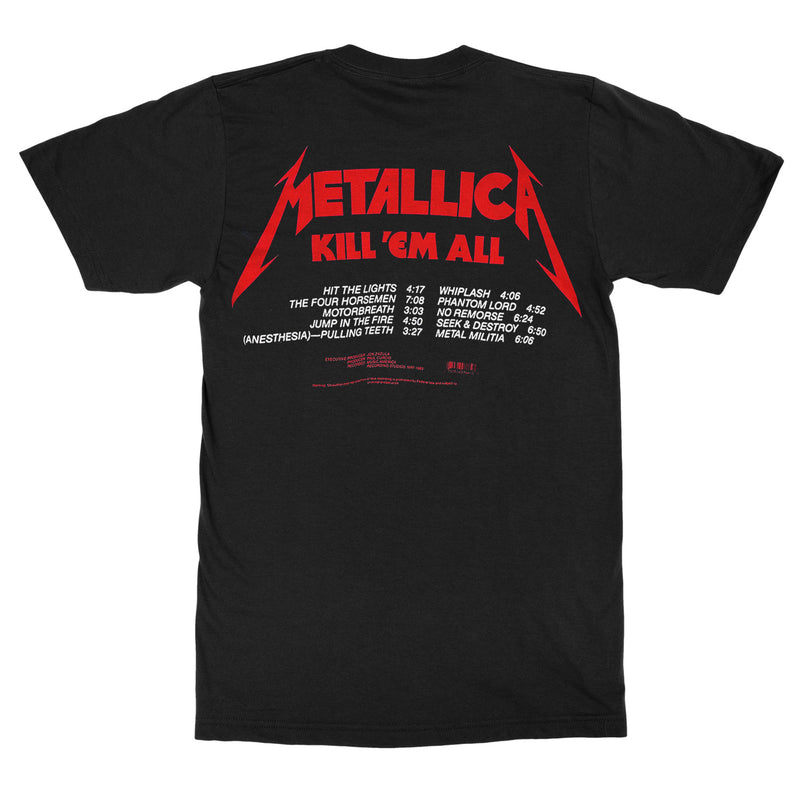Metallica "Kill Em All Tracks" T-Shirt