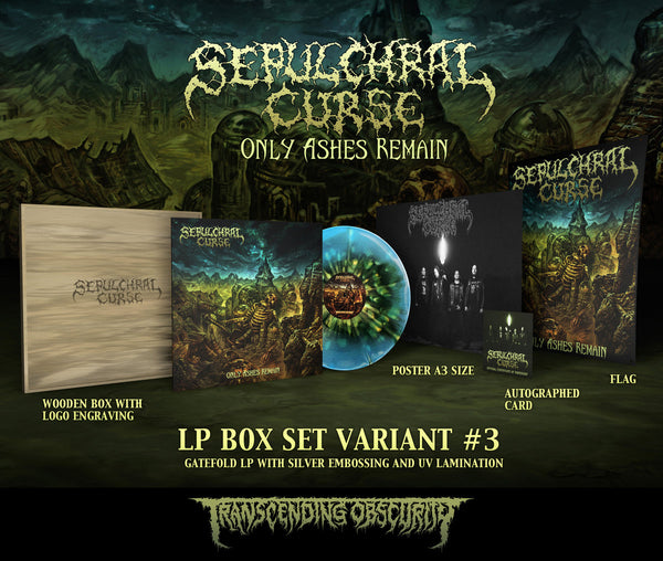 Sepulchral Curse (Finland) "Only Ashes Remain LP Box Set v3" Limited Edition Boxset