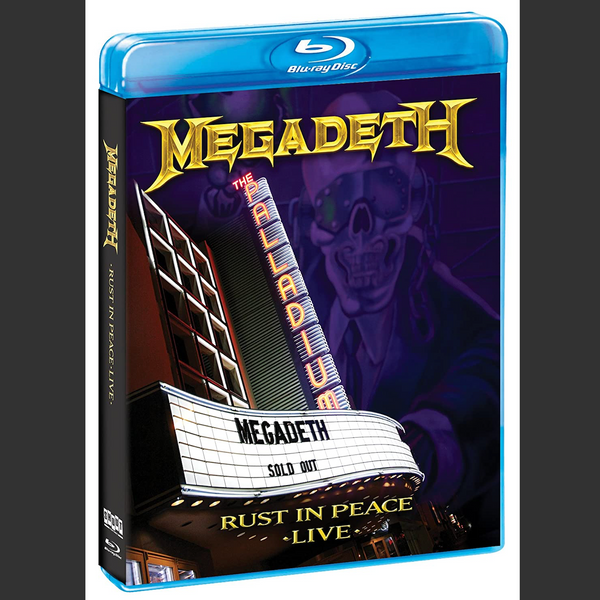 Megadeth "Rust In Peace Live" Blu-ray