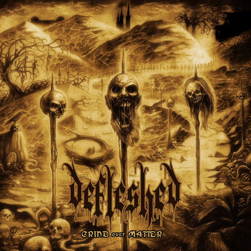 Defleshed "Grind over Matter (Smoky Grey Swirl Viny)" 12"