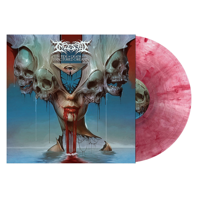 Ingested "The Tide of Death and Fractured Dreams (Wounded Scarlet Vinyl)" 12"