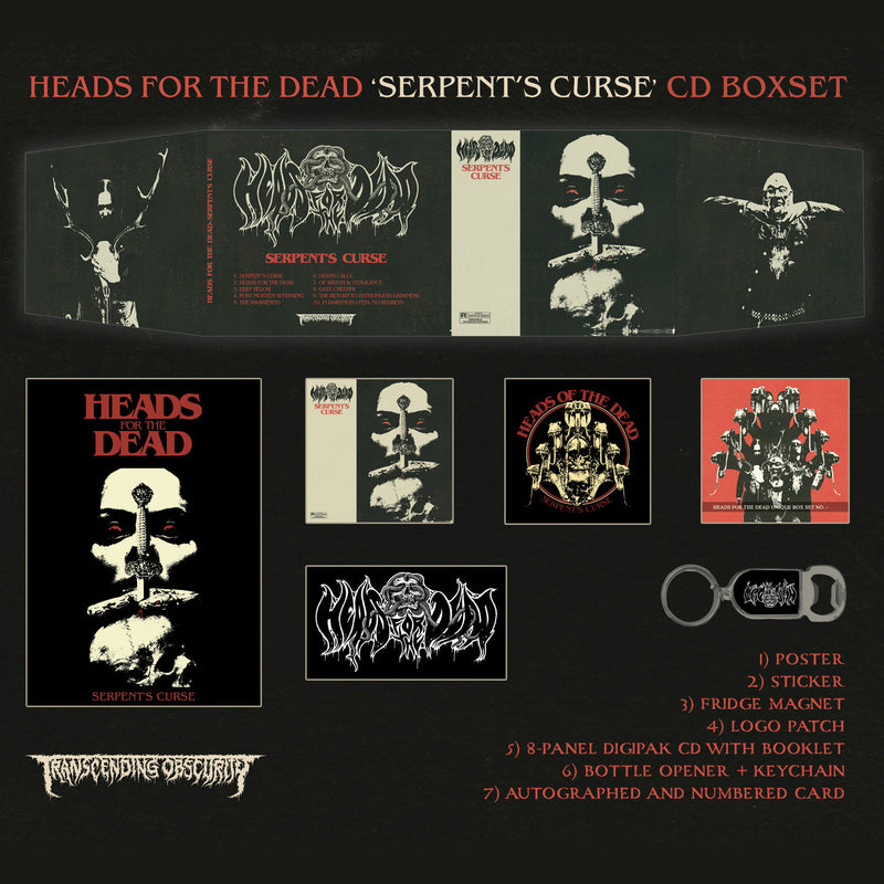 Heads For The Dead (UK/Germany) "Serpent's Curse" Boxset