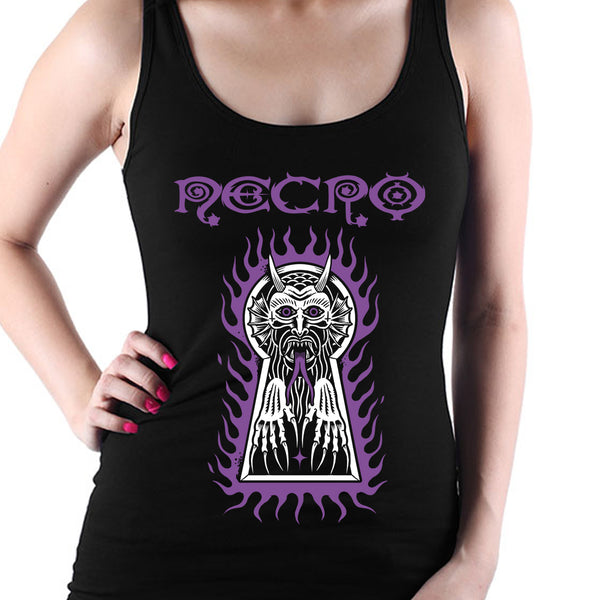 Necro "Fire Demon" Girls Tank Top