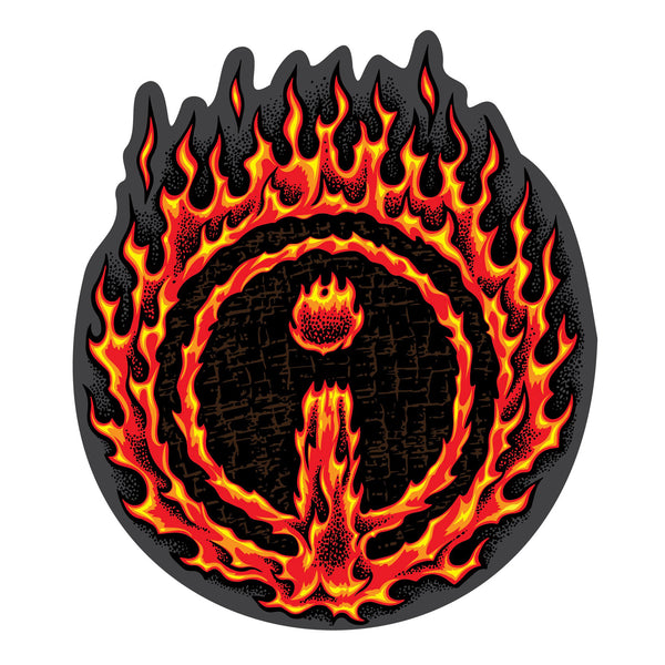 IndieMerchstore "Jimbo Phillips Fire Logo" Patch