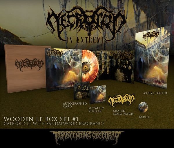 Necrogod "In Extremis Wooden LP Boxset" Limited Edition 12"
