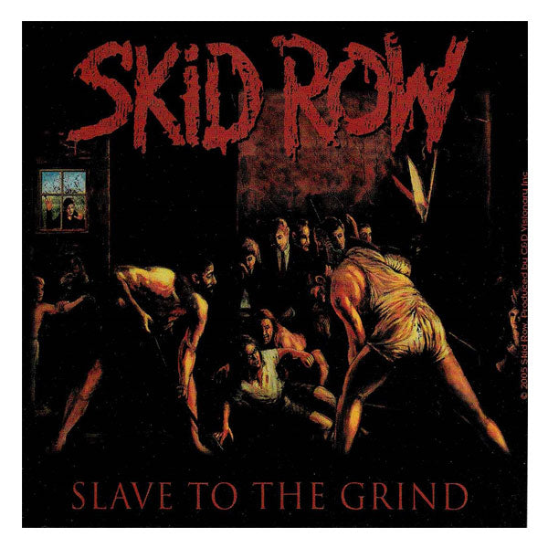 Skid Row "Slave To The Grind" Stickers & Decals