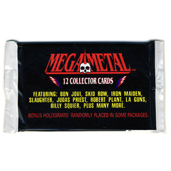Mega Metal "Sealed Card Pack" Trading Cards