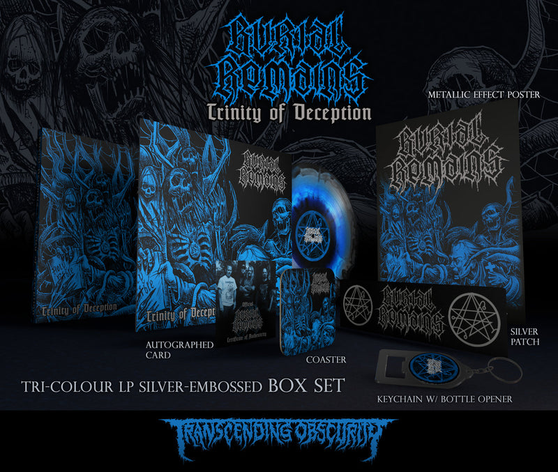 Burial Remains (Netherlands) "Trinity Of Deception (Merge LP Box set)" Limited Edition Boxset