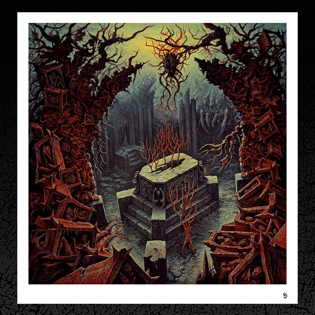 Dan Seagrave "Gorguts, (And Then Comes Lividity) Album Cover" Prints