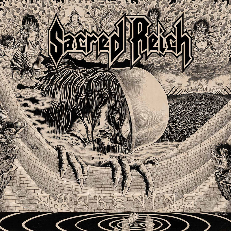Sacred Reich "Awakening (Cream Splatter Vinyl)" 12"
