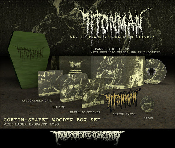 71TONMAN "War Is Peace // Peace Is Slavery CD Box Set" Limited Edition Boxset