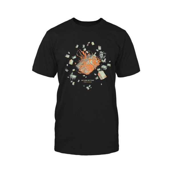 set and setting "Fire" T-Shirt