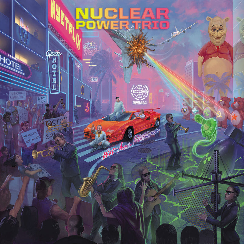 Nuclear Power Trio "Wet Ass Plutonium (Coke Bottle / Pink Vinyl)" 12"